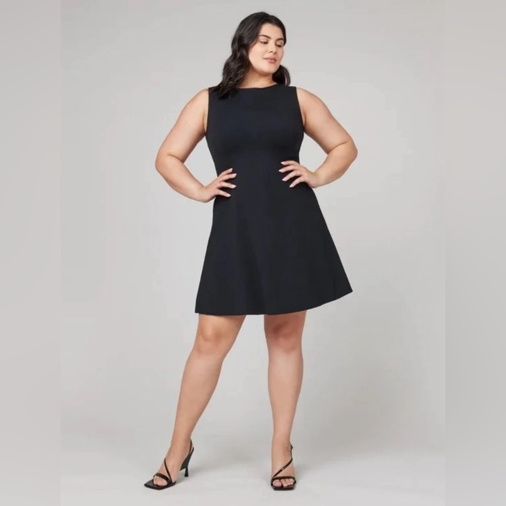 Spanx THE PERFECT FIT & FLARE DRESS BLACK